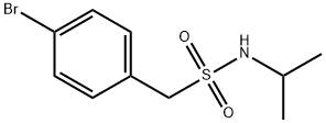 1-(4-溴苯基)-N-异丙基甲磺酰胺 结构式