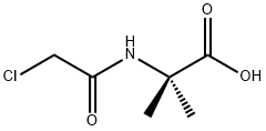 N-(2-氯乙酰基)-2-甲基丙氨酸 结构式