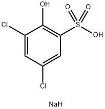 2-羟基-3,5-二氯代苯磺酸二钠盐 结构式