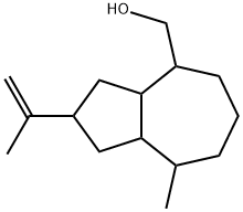 decahydro-2-isopropenyl-8-methylazulene-4-methanol 结构式