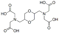 N,N'-[1,4-dioxane-2,5-diylbis(methylene)]bis[N-(carboxymethyl)glycine] 结构式