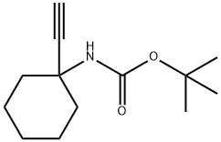 (1-乙炔基环己基)氨基甲酸叔丁酯 结构式