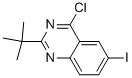 QUINAZOLINE, 4-CHLORO-2-(1,1-DIMETHYLETHYL)-6-IODO- 结构式