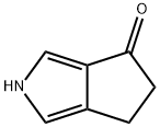 5,6-二氢环戊烷并[C]吡咯-4(2H)-酮 结构式