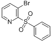 PYRIDINE, 3-BROMO-2-(PHENYLSULFONYL)- 结构式