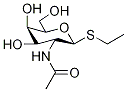 2-Mercaptoethyl 2-(Acetylamino)-2-deoxy-β-D-galactopyranoside 结构式