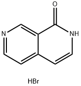 2,7-萘啶-1(2H)-酮氢溴酸盐 结构式