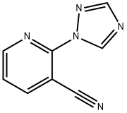 2-[1,2,4]triazol-1-yl-nicotinonitrile 结构式