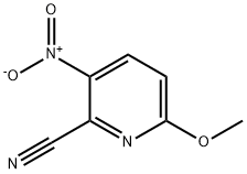 6-甲氧基-3-硝基-吡啶-2-腈 结构式