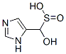 1H-Imidazole-5-methanesulfinic  acid,  -alpha--hydroxy- 结构式
