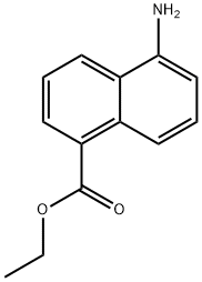 5-AMINO-NAPHTHALENE-1-CARBOXYLIC ACID ETHYL ESTER 结构式