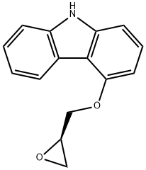 (R)-(-)-4-(2,3-EPOXYPROPOXY)CARBAZOLE 结构式