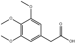 3,4,5-三甲氧基苯乙酸 结构式