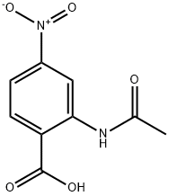 邻氨基苯甲酸,N-乙酰基-4-硝基- 结构式