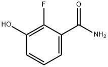 2-氟-3-羟基苯甲酰胺 结构式