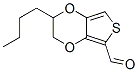 Thieno[3,4-b]-1,4-dioxin-5-carboxaldehyde,  2-butyl-2,3-dihydro- 结构式