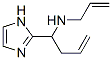 1H-Imidazole-2-methanamine,  N,-alpha--di-2-propen-1-yl- 结构式