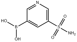 5-sulfamoylpyridin-3-ylboronic acid 结构式