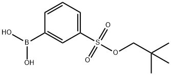 3-(NEOPENTYLOXYSULFONYL)PHENYLBORONIC ACID 结构式