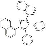 2,5-DI-NAPHTHALEN-1-YL-3,4-DIPHENYL-THIOPHENE 结构式