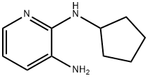 N2-Cyclopentyl-2,3-pyridinediamine 结构式