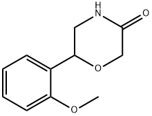 6-(2-甲氧苯基)吗啉-3-酮 结构式