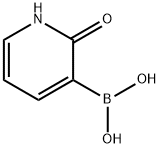 1,2-二氢-2-氧代-吡啶-3-基硼酸 结构式