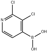 2.3-二氯-4-硼酸吡啶 结构式