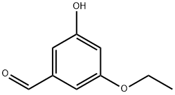 3-乙氧基-5-羟基苯甲醛 结构式