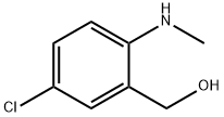 N-METHYL 4-CHLORO-2-HYDROXYMETHYLANILINE 结构式