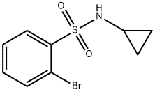 2-BROMO-N-CYCLOPROPYLBENZENESULFONAMIDE 结构式