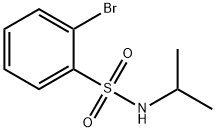 2-溴-N-异丙基苯磺酰胺 结构式