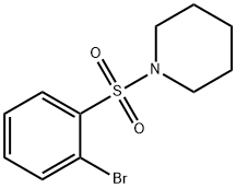 1-(2-BROMOPHENYLSULFONYL)PIPERIDINE 结构式