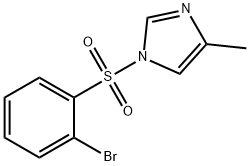 1-(2-BROMOPHENYLSULFONYL)-4-METHYL-1H-IMIDAZOLE 结构式