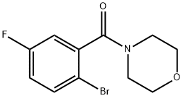 (2-Bromo-5-fluorophenyl)(morpholino)methanone