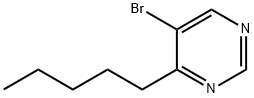 5-BROMO-4-PENTYLPYRIMIDINE 结构式