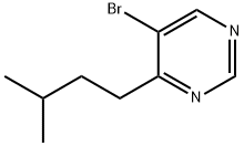 5-BROMO-4-ISOPENTYLPYRIMIDINE 结构式