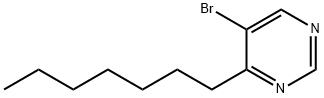 5-BROMO-4-HEPTYLPYRIMIDINE 结构式