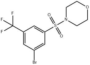 4-((3-Bromo-5-(trifluoromethyl)phenyl)sulfonyl)morpholine