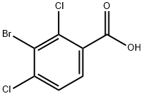 3-溴-2,4-二氯苯甲酸 结构式