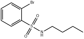 N-BUTYL 2-BROMOBENZENESULFONAMIDE 结构式