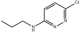 3-CHLORO-6-PROPYLAMINOPYRIDAZINE 结构式
