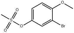 3-BROMO-4-METHOXYPHENYL MESYLATE 结构式