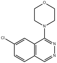 4-(7-CHLOROPHTHALAZIN-1-YL)MORPHOLINE 结构式
