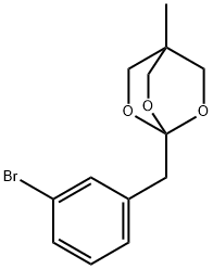 1-(3-BROMOBENZYL)-4-METHYL-2,6,7-TRIOXABICYCLO[2.2.2]OCTANE 结构式