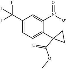 Methyl1-(2-nitro-4-(trifluoromethyl)phenyl)cyclopropane-1-carboxylate