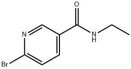 6-BROMO-N-ETHYLNICOTINAMIDE 结构式