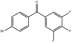 4-Bromo-3',4',5'-trifluorobenzophenone 结构式