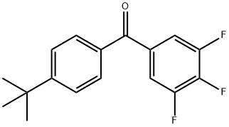 4-tert-Butyl-3',4',5'-trifluorobenzophenone 结构式