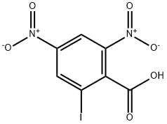 4,6-二硝基-2-碘苯甲酸 结构式